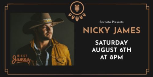 An Evening With Nicky James at Barnato Lounge