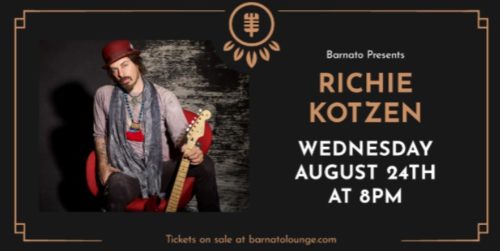 Richie Kotzen at Barnato Lounge