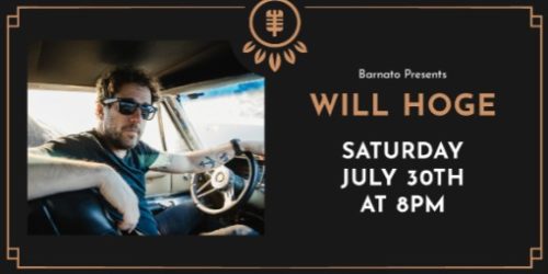 Will Hoge at Barnato Lounge