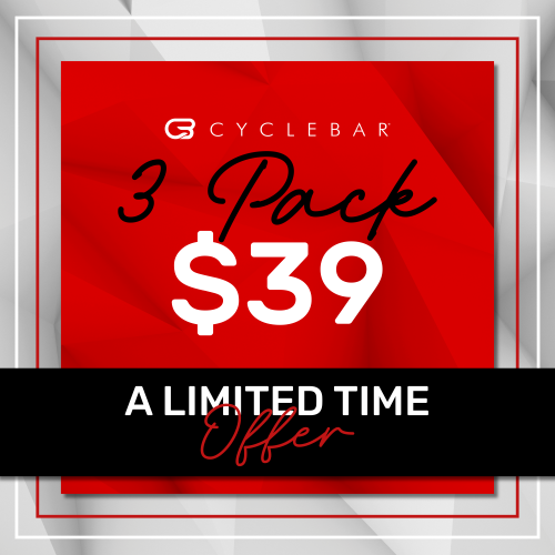 3 for $39 Starter Pack at CycleBar