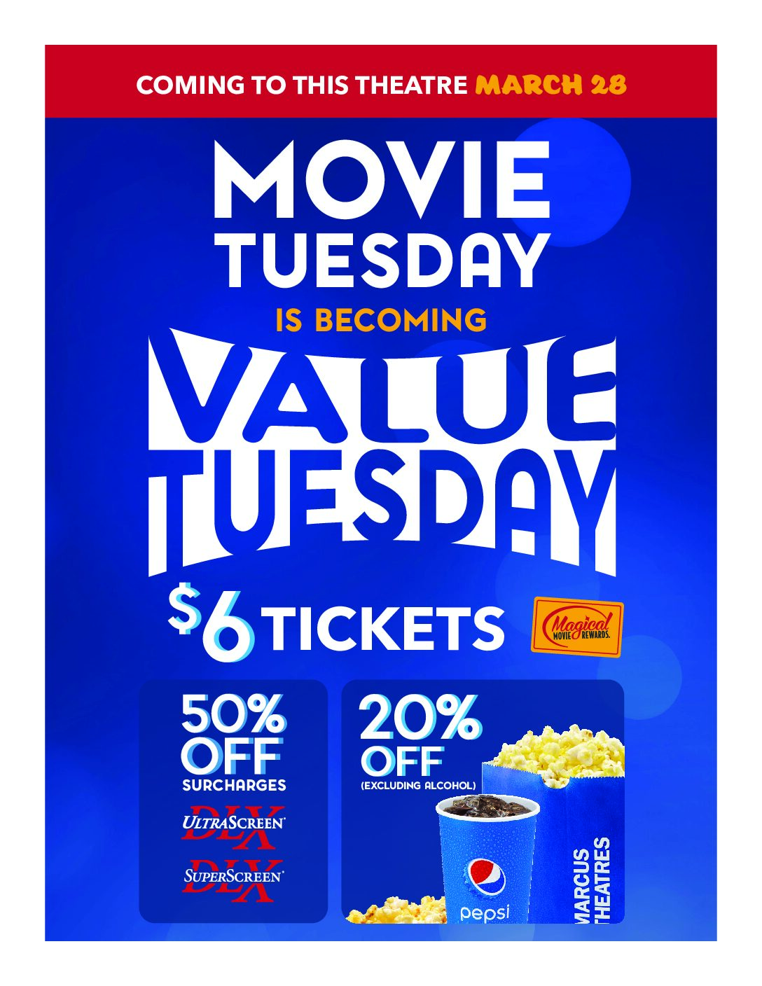 Marcus Theatres Value Tuesday