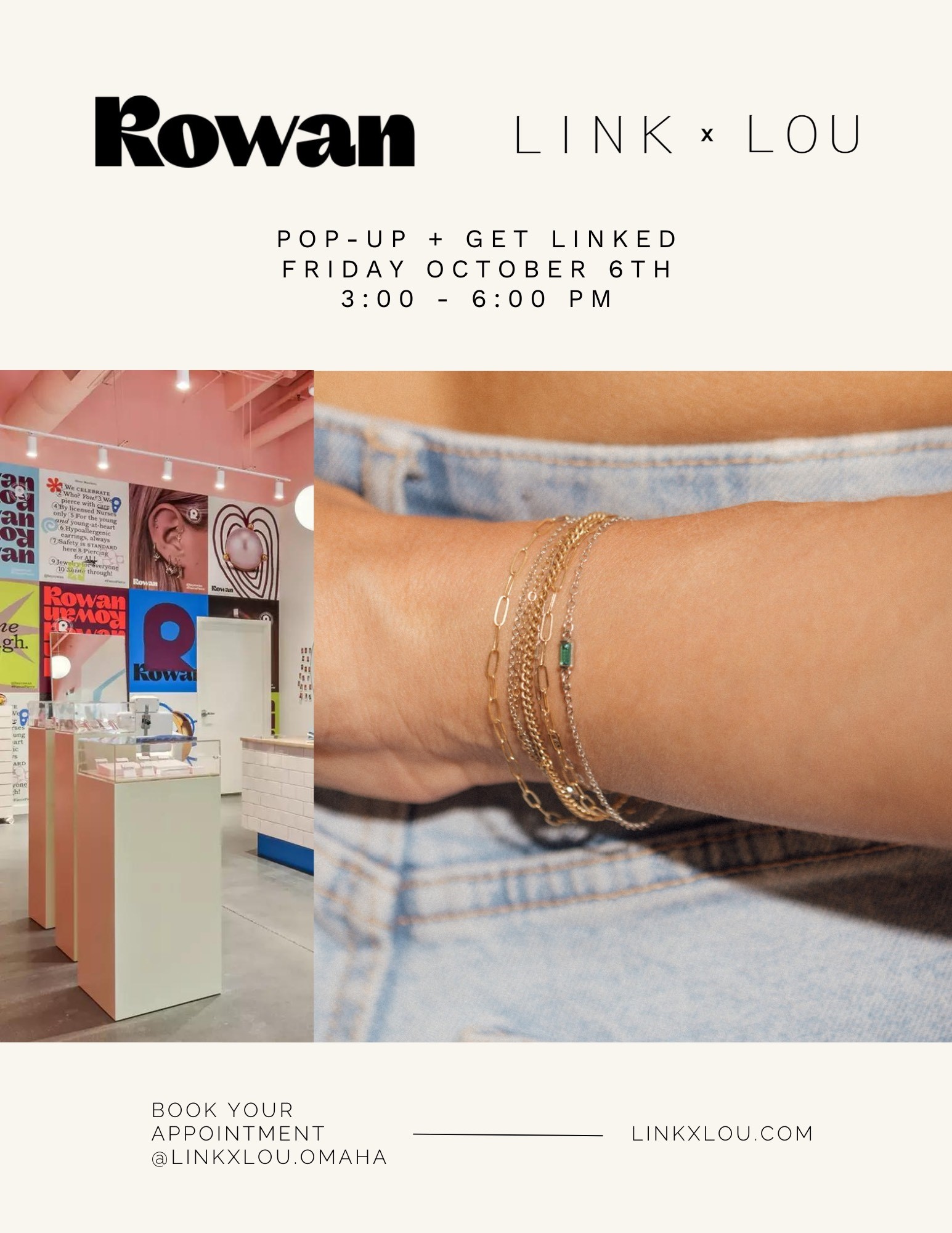 Rowan and LINK x LOU Pop-Up Event