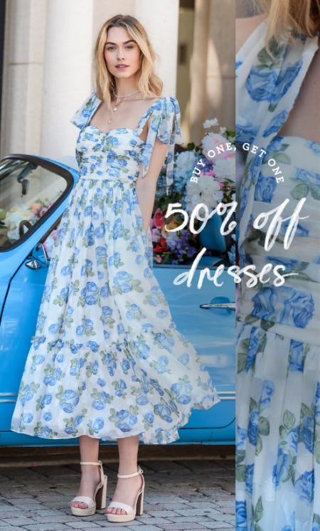 Buy One, Get One 50% Off Dresses