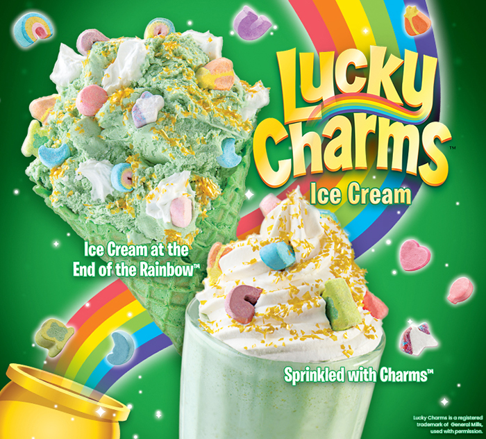 Lucky Charms Signature Creations at Cold Stone Creamery