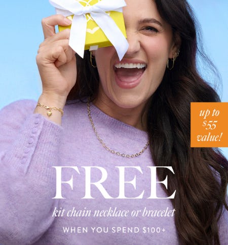 Free Kit Necklace or Bracelet, When You Spend $100+