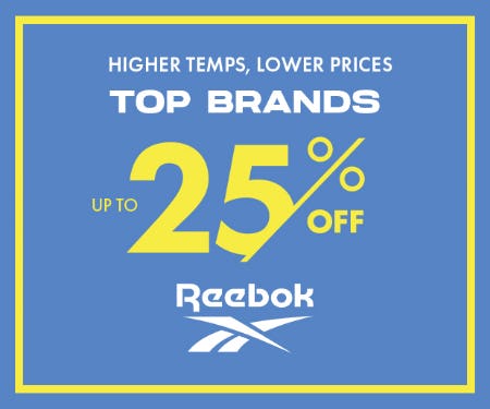 Up to 25% Off Top Brands