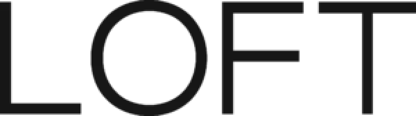 The LOFT logo in monochrome